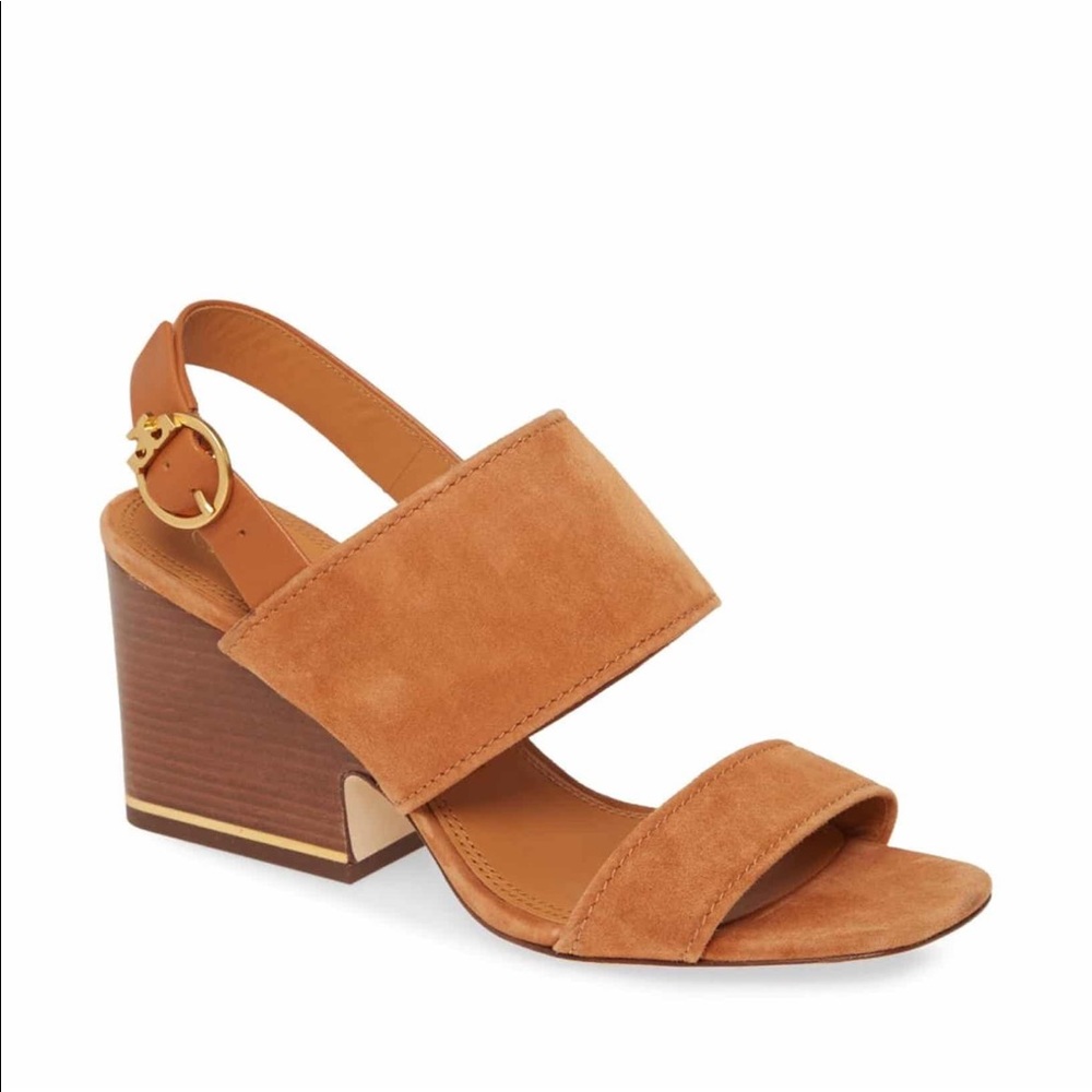 🔥🔥TORY BURCH Selby Block Heel Sandal.